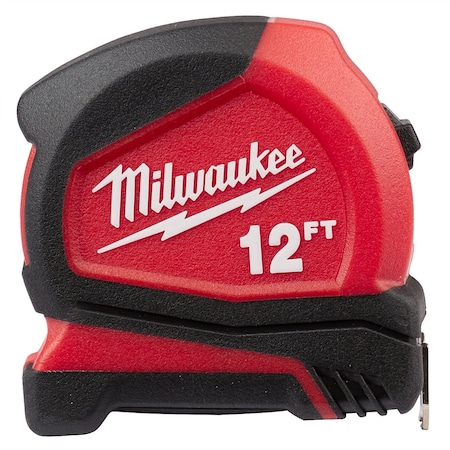 Milwaukee Tool 12 ft. Compact Tape Measure 48-22-6612